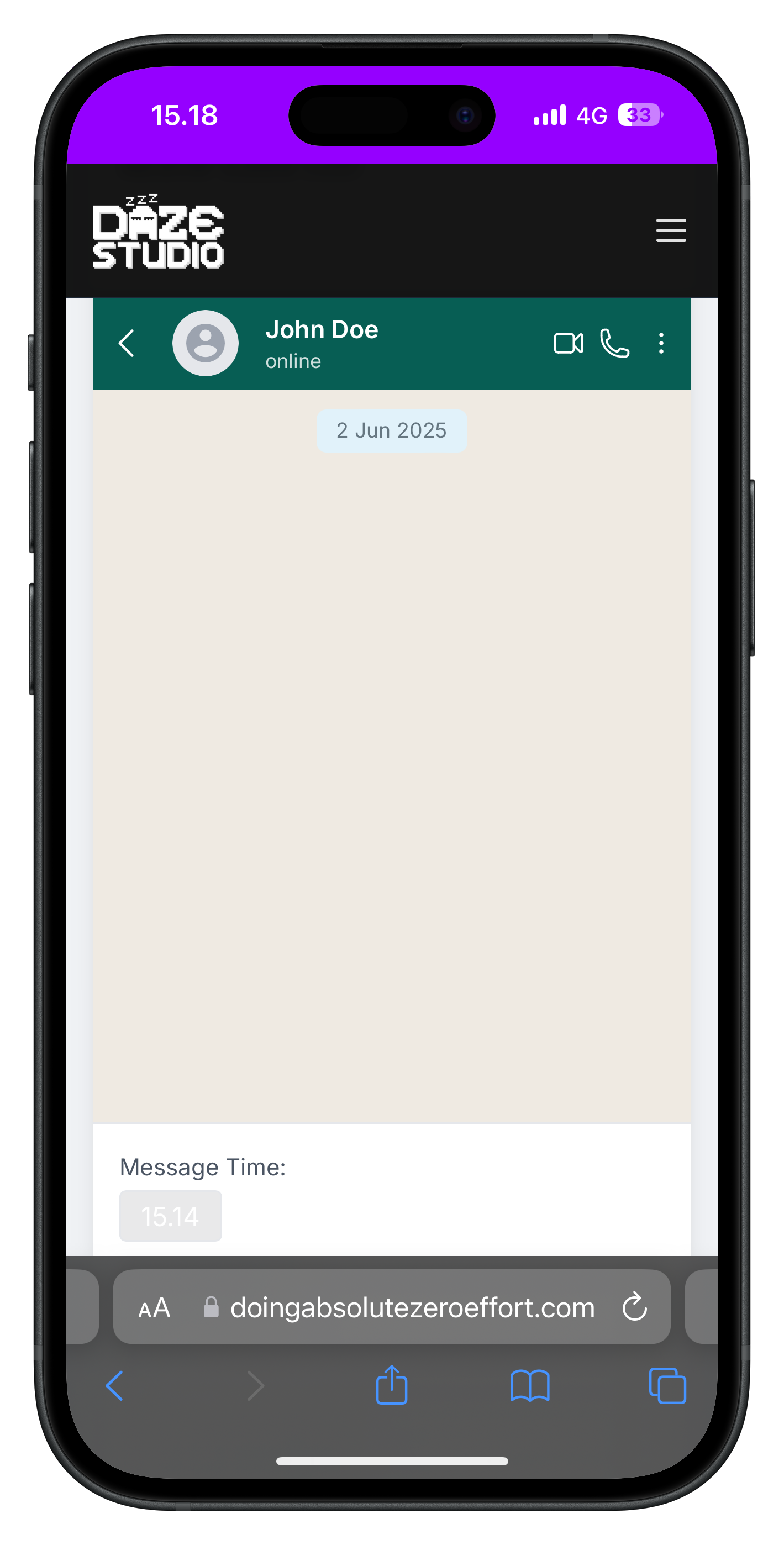 Chat Screenshot Generator Preview